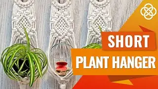 Кашпо в технике макраме | DIY  | Урок макраме