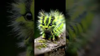 Green Cat-erpillar #unrealnature