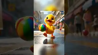 Duck children Ki futbaall Ki hva Nikal gyi. #shorts #shortvideo #duck #futbol #trendingshorts