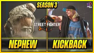 SF6 ▰ Nephew (SAGAT) VS Kickback (TERRY) ▰ Street Fighter 6 High Level Gameplay
