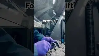 SLS part cleaning without Blast #3dprinting #3d #3dmodeling #sls