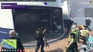 GTA RP GALAXY DZ ROLEPLAY - الهجوم على عصابة تسرق يخت