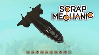 Scrap Mechanic Lockheed SR-71 Blackbird [Military vehicles]