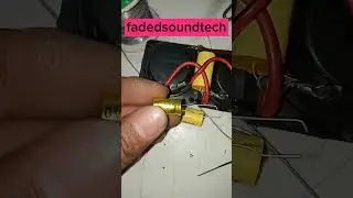 Adding Non Polarized Capacitor in Tweeter#shorts#vedeo
