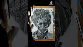 old man drawing inspire by Sourav Joshi #art