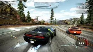 Need for Speed Hot Pursuit Remastered Race With Dodge Challenger SRT8, Pagani Zonda Cinque Roadster