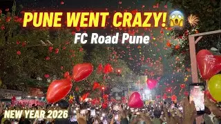 New Year 2026 Begins Like This in Pune 🔥 | FC Road Celebration 2026 Vlog