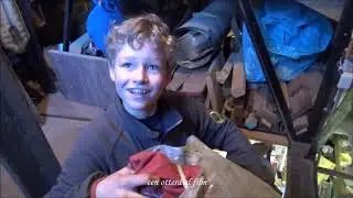 Stan Baltus laat ons Wipmolen Het Klaverblad zien.