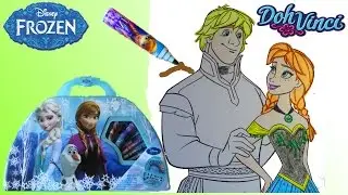 DISNEY FROZEN Art Set маркер, акварель, мелки crayola- КАРТИНУ + DOH VINCI