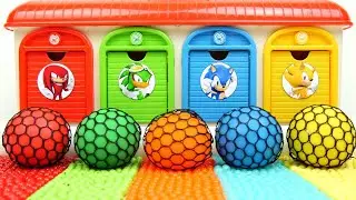 Satisfying Garage Video | How i Make 5 Oddly Relax Balls Net Slime Ful Path Way Beads in Garage ASMR