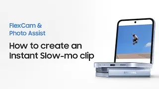 How to use Instant Slow-mo | Galaxy AI | Galaxy Z Flip6 | Samsung