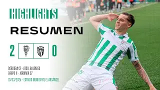 Resumen Córdoba CF - Atlético Baleares (2-0)