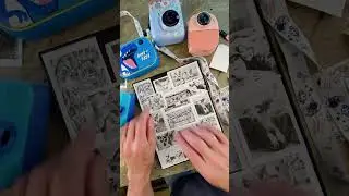 Collaging With Children&rsquo;s Cameras Instant Prints