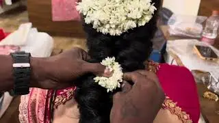 Bride short hair with extension ￼ Masi breed #song#bridalmakeup#viralvideo #makeupartist#hairstyle ￼