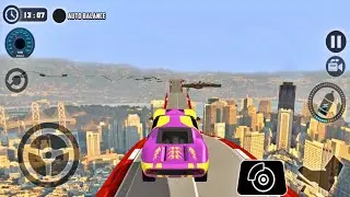 Impossible Car Tracks 3D - Pink Car Driving Stunts Simulator Level 20 Completed - Android Gameplay