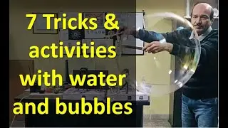 7 fun experiments with water and bubbles