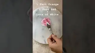 Flamingo Pink  #satisfying #colormixing #oddlysatisfying #paintmixing #shorts #art #bts #trending