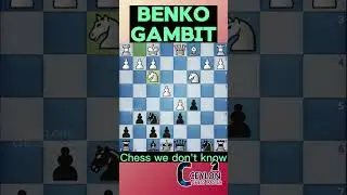 Benko Gambit: Best Positional Traps to Crush White!#chess