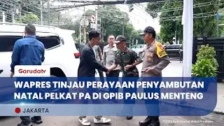 Momen Wapres Gibran Tinjau Penyambutan Natal 2024 di GPIB Paulus Menteng
