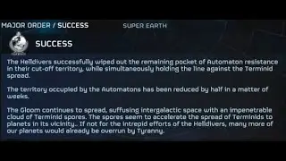 Helldivers 2 Major Order Success - Battle on Two Fronts Conclusion