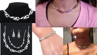 Punk Flame Necklaces | Chain Bracelets |  Lady Girl Choker Fashion Jewelry