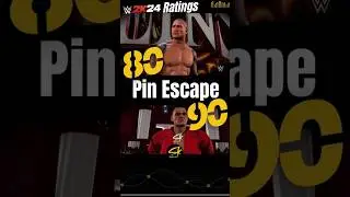 Randy Orton Vs Gunther WWE 2k24 Ratings Comparison #wweshorts