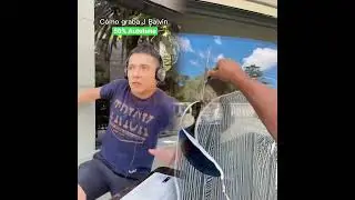 As&iacute; se grab&oacute; 😂
