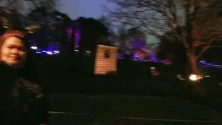 Bute Park Lights Show, Cardiff City, South Wales, UK (December 19, 2021)