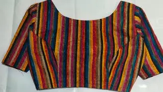 34 Size Boat Neck Blouse Cutting and stitching #stylebybulbul 