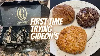 Trying Gideon's Bakehouse Cookies For the First Time Thousands of Miles Away!