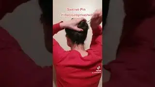 30 second bun!!! swerve pin!!!  #easyhairstyles #momlife #bunstyles #lillarose