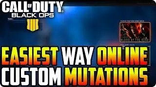 BO4 Zombie Glitches: Easier Way To Get Online Custom Mutation Glitch - Black Ops 4 Glitches