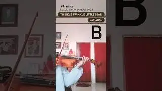 #ViolinPractice 🎻 Twinkle Twinkle Little Star Variation B