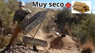 El desafio de extraer Oro en Lugares Aridos.Tutorial: Mineria sin agua. Paso a paso