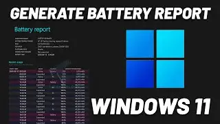 How To Generate Battery Report in Windows 11