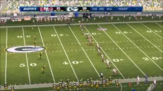 Madden 13 Full gameplay Tank(Pack) vs YB(Niners)