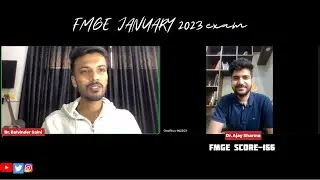 Dr. Ajay Sharma's journey to a 166 FMGE jan'23 score | Success story | Tips and tricks 🩺💯