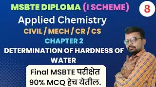 Applied science diploma 2nd sem msbte | chemistry ( 22202) | Chapter 2 | Diiploma Mcq with answers 8