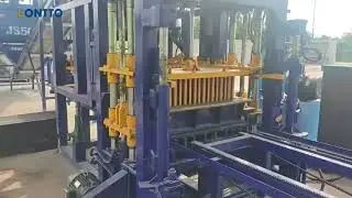 QT6-15 fully automatic concrete block making machine line 