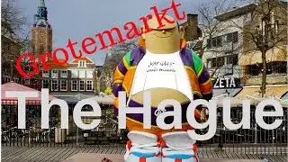 The Hague (Den Haag), The Netherlands.. City Tour (Part10/14) Grote Markt