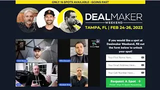 Dealmaker Weekend LIVE EVENT in Tampa FL - Feb 24-26 [3-Day Mastermind]