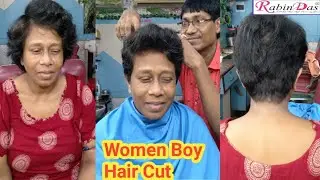 Women Boy Hair Cut II Rabin Das Star Howrah II Plz Subscribe