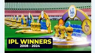 IPL Winners List  From 2008-2024#csk#mi#kkr#gt