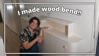 I made a cabinet shaped like hills!