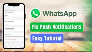 Fix Push Notifications WhatsApp !