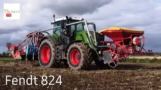 Semis de Bl&eacute; 2021🌾 Fendt 824 et semoir modifi&eacute; [ Dji, Gopro ]