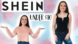 SHEIN CLOTHES UNDER $10 - unboxing + try on *honest opinion*