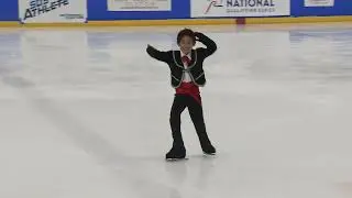 Basic 5 boy ice skating competition
