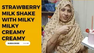 #juice silky milky creamy dreamy strawberry milk shake #mashallah #trending #viral 🍓🍓🥤