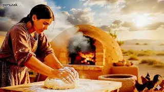 They Still Bake Bread Like This in Iran’s Villages… 🍞🔥 | Real Village Life (2025)